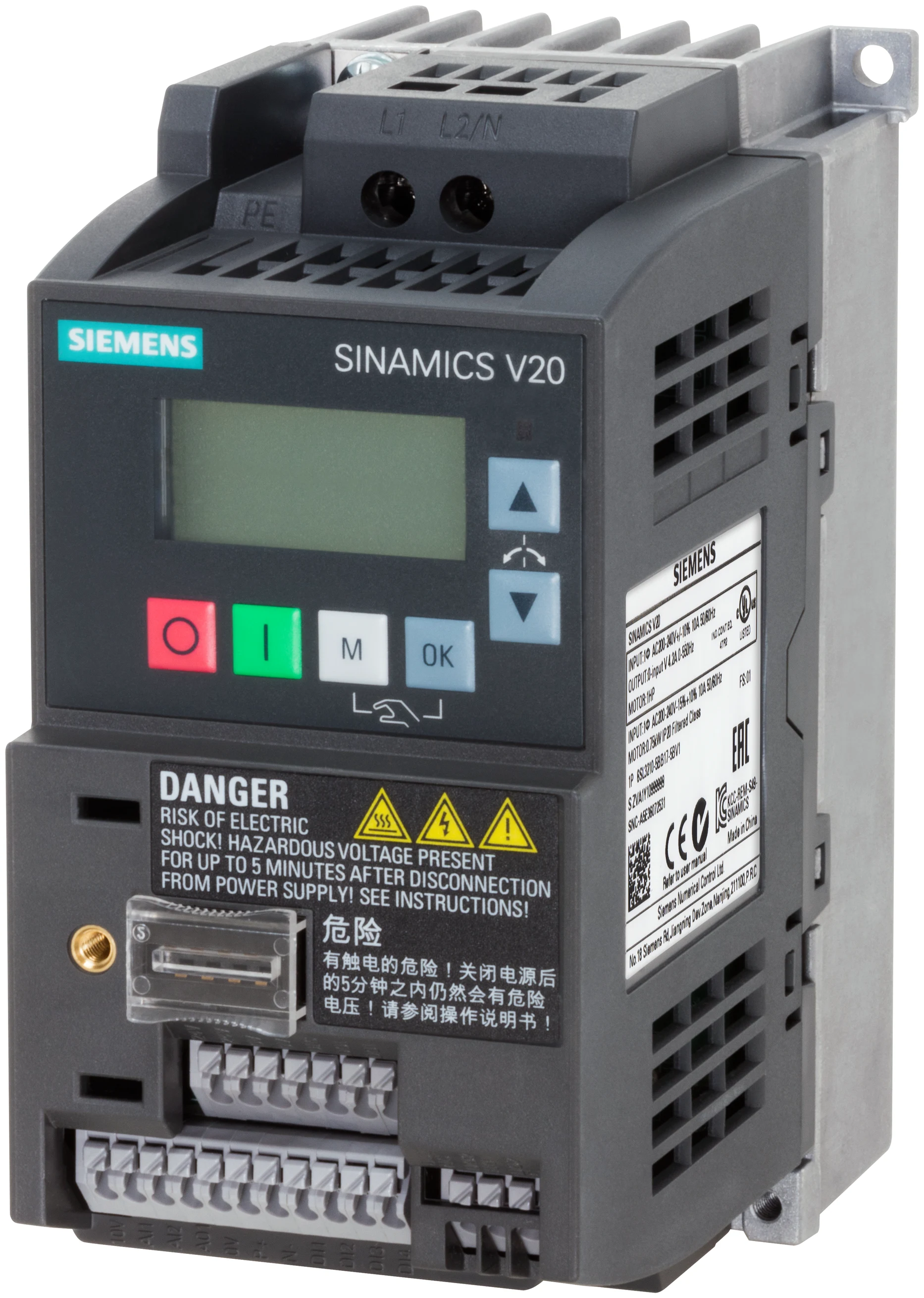 Преобразователи частоты Siemens 6SL3210-5BB17-5UV1